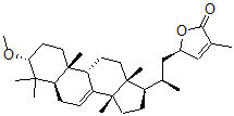 CAS#: 33869-93-1， (5R)-5-[(2R)-2-[(3R,5R,9S,10R,13R,14R,17R)-3-Methoxy-4,4,10,13,14-Pentamethyl-2,3,5,6,9,11,12,15,16,17-Decahydro-1H-Cyclopenta[a]Phenanthren-17-Yl]Propyl]-3-Methyl-5H-Furan-2-One