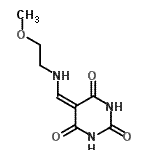 CAS#: 338986-56-4， 5-{[(2-Methoxyethyl)Amino]Methylene}-2,4,6(1H,3H,5H)-Pyrimidinetrione