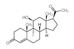 CAS#: 339-02-6， (8S,9R,10S,11S,13S,14S,17S)-17-Acetyl-9-Fluoro-11-Hydroxy-10,13-Dimethyl-2,6,7,8,11,12,14,15,16,17-Decahydro-1H-Cyclopenta[a]Phenanthren-3-One
