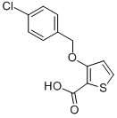 结构式 CAS# 339009-58-4, 3-[(4-氯苄基)氧基]-2-硫代苯甲酸