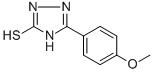 结构式 CAS# 33901-36-9, 5-(4-甲氧基苯基)-1,2-二氢-1,2,4-三唑-3-硫酮