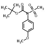 CAS#: 339018-62-1， 2-Methyl-2-Propanyl (4-Methoxyphenyl)(Methylsulfonyl)Carbamate