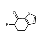 CAS#: 339056-43-8， 6-Fluoro-5,6-Dihydro-1-Benzothiophen-7(4H)-One