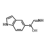 CAS#: 339070-70-1， N-Hydroxy-N-1H-indol-5-ylimidoformamide