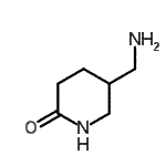 structure of CAS# 339182-26-2, 5-(Aminomethyl)-2-Piperidinone;5-(aminomethyl)piperidin-2-one