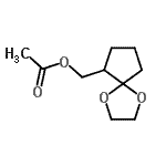 CAS#: 339184-87-1， 1,4-Dioxaspiro[4.4]Non-6-Ylmethyl Acetate