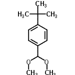 CAS 登录号：3395-82-2， 1-(二甲氧基甲基)-4-(2-甲基-2-丙基)苯