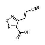 CAS#: 339547-19-2， 4-[(E)-2-Cyanovinyl]-1,2,5-Oxadiazole-3-Carboxylic Acid