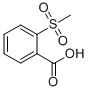 结构式 CAS# 33963-55-2, 2-(甲基磺酰基)苯甲酸