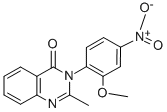 CAS#: 340-52-3， 3-(2-Methoxy-4-Nitrophenyl)-2-Methylquinazolin-4-One