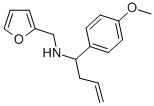 structure of CAS# 340025-61-8, Furan-2-Ylmethyl-[1-(4-Methoxy-Phenyl)-But-3-Enyl]-Amine;2-Furylmethyl-[(1R)-1-(4-Methoxyphenyl)But-3-Enyl]Ammonium;Zinc00300115