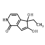 CAS#: 340268-41-9， 5-Ethyl-5,6-Dihydroxy-2,5-Dihydro-1H-Cyclopenta[c]Pyridin-1-One