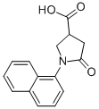 结构式 CAS# 340319-91-7, 1-萘-1-基-5-氧代-吡咯烷-3-羧酸