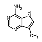 CAS#: 340736-32-5， 7-Methyl-5H-Pyrrolo[3,2-d]Pyrimidin-4-Amine