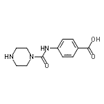 CAS#: 340759-22-0， 4-[(1-Piperazinylcarbonyl)Amino]Benzoic Acid