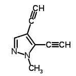 CAS#: 34091-65-1， 4,5-Diethynyl-1-Methyl-1H-Pyrazole