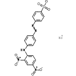 CAS 登录号：3410-50-2， 钠4-[4-(2,4-二硝基苯胺基)苯基]偶氮苯磺酸酯