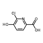 CAS#: 341008-96-6， 6-Chloro-5-Hydroxy-2-Pyridinecarboxylic Acid