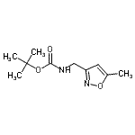CAS#: 341030-45-3， 2-Methyl-2-Propanyl [(5-Methyl-1,2-Oxazol-3-Yl)Methyl]Carbamate