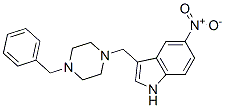 CAS#: 3414-72-0， 5-Nitro-3-[[4-(Phenylmethyl)Piperazin-1-Yl]Methyl]-1H-Indole