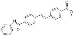 CAS#: 34180-85-3， Methyl 4-[(E)-2-[4-(1,3-Benzoxazol-2-Yl)Phenyl]Ethenyl]Benzoate