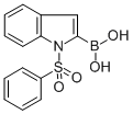 structure of CAS# 342404-46-0, 1-(Phenylsulfonyl)-2-Indoleboronic Acid;1-(Phenylsulfonyl)-1H-Indol-2-Ylboronic Acid, 97%, May Contain Varying Amounts Of Anhydride;1-(Phenylsulfonyl)-2-Indolylboronic Acid,1-(Phenylsulfonyl)-2-Indoleboronic Acid;1-(Phenylsulphonyl)-1H-Indol-2-Ylboronic Acid