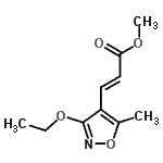 CAS#: 342424-94-6， Methyl (2E)-3-(3-Ethoxy-5-Methyl-1,2-Oxazol-4-Yl)Acrylate