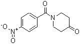 structure of CAS# 34259-84-2, 1-(4-Nitrobenzoyl)-4-Piperidinone;1-(4-nitrobenzoyl)piperidin-4-one;1-(4-NITRO-BENZOYL)-PIPERIDIN-4-ONE;1-(4-Nitrobenzoyl)tetrahydro-4(1H)-pyridinone