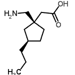 CAS#: 342652-57-7， [(1S,3R)-1-(Aminomethyl)-3-Propylcyclopentyl]Acetic Acid