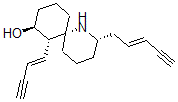 CAS#: 34272-51-0， (2S,6R,7S,8S)-7-[(E)-But-1-En-3-Ynyl]-2-[(E)-Pent-2-En-4-Ynyl]-1-Azaspiro[5.5]Undecan-8-Ol