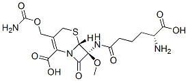CAS#: 34279-51-1， (6R,7S)-7-[[(5R)-5-Amino-6-Hydroxy-6-Oxohexanoyl]Amino]-3-(Carbamoyloxymethyl)-7-Methoxy-8-Oxo-5-Thia-1-Azabicyclo[4.2.0]Oct-2-Ene-2-Carboxylic Acid
