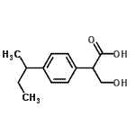 CAS#: 342892-24-4， 2-(4-Sec-Butylphenyl)-3-Hydroxypropanoic Acid