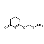 CAS#: 343270-62-2， 6-[(Methylsulfanyl)Methoxy]-4,5-Dihydro-2(3H)-Pyridinone