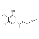 CAS#: 343346-24-7， 2-Propyn-1-Yl 3,4,5-Trihydroxybenzoate