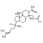 CAS#: 34336-09-9， 3-[3-(2-Hydroxy-6-Methyl-5-Hepten-2-Yl)-7-Isopropenyl-6,9A,9B-Trimethyldodecahydro-1H-Cyclopenta[a]Naphthalen-6-Yl]Propanoic Acid