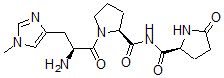 CAS#: 34367-55-0， (2S)-N-[(2S)-1-[(2S)-2-Amino-3-(1-Methylimidazol-4-Yl)Propanoyl]Pyrrolidine-2-Carbonyl]-5-Oxopyrrolidine-2-Carboxamide