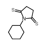CAS#: 343791-74-2， 1-Cyclohexyl-2,5-Pyrrolidinedithione