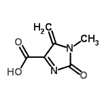 CAS#: 343864-06-2， 1-Methyl-5-Methylene-2-Oxo-2,5-Dihydro-1H-Imidazole-4-Carboxylic Acid
