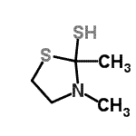 CAS#: 343926-72-7， 2,3-Dimethyl-1,3-Thiazolidine-2-Thiol