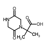 CAS#: 343942-15-4， 2-(2,5-Dioxo-1-Piperazinyl)-2-Methylpropanoic Acid