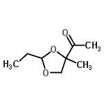CAS#: 344294-33-3， 1-(2-Ethyl-4-Methyl-1,3-Dioxolan-4-Yl)Ethanone