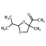 CAS#: 344296-59-9， 1-(2-Isopropyl-4-Methyl-1,3-Dioxolan-4-Yl)Ethanone