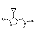 CAS#: 344304-83-2， 3-Cyclopropyl-2-Methyl-1,2-Oxazolidin-4-Yl Acetate