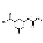 CAS#: 344333-42-2， 5-Acetamido-3-Piperidinecarboxylic Acid