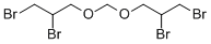 structure of CAS# 34446-11-2, Formaldehyde Bis(2,3-dibromopropyl Acetal);METHYLENE GLYCOL BIS(2,3-DIBROMOPROPYL) ETHER;FORMALDEHYDE BIS(2,3-DIBROMOPROPYL ACETAL)