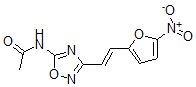 CAS#: 34457-18-6， N-[3-[(E)-2-(5-Nitrofuran-2-Yl)Ethenyl]-1,2,4-Oxadiazol-5-Yl]Acetamide