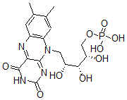 CAS#: 34469-63-1， [(2S,3R,4R)-5-(7,8-Dimethyl-2,4-Dioxobenzo[g]Pteridin-10-Yl)-2,3,4-Trihydroxypentyl] Dihydrogen Phosphate