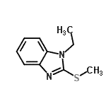CAS#: 344896-48-6， 1-Ethyl-2-Methylsulfanyl-Benzimidazole