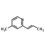 CAS#: 344902-31-4， 4-Methyl-2-[(1E)-1-Propen-1-Yl]Pyridine