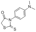 CAS#: 34557-44-3， 3-[4-(dimethylamino)phenyl]-2-thioxo-1,3-thiazolidin-4-one